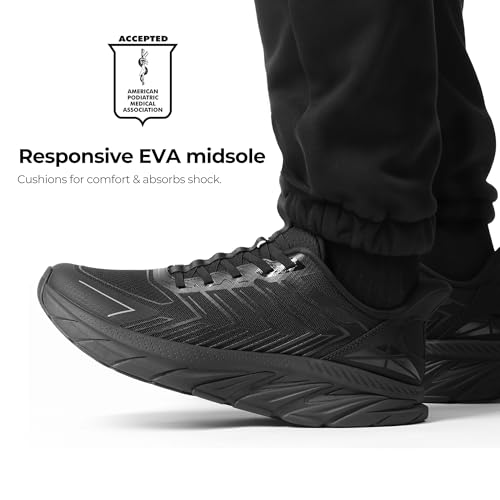 Image of ALLSWIFIT Mens Slip On Walking Shoes Running Sneakers | Comfortable, Tennis, Breathable, Non Slip, Cushion, Lightweight, Athletic, Gym, Workout, Cross Training, Fashion