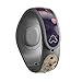 Design Skinz Red and Blue Unfocused Orbs with Gold Premium Vinyl Decal Wrap Cover for The Disney MagicBand+ (Fits MagicBand+ for Disney Parks)