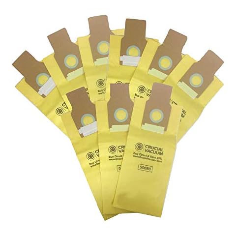 Crucial Vacuum Replacement Vacuum Bags Compatible with Kenmore Part # 20-5068, 20-50681, 20-50688, 20-50690, 5069, 50590, SC-PU110, SCPU11, SC-PU1, SCPU1 & Models O, U, U-2, PU-1 (9 Pack) Cover
