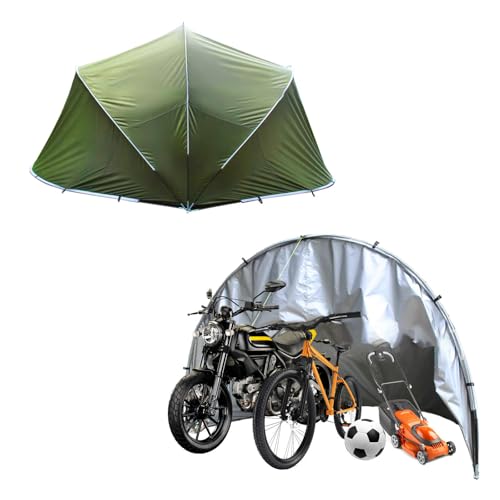 YSMSMZJK Box Biciclette Semisferico Box Moto per Esterno per Mobili da Giardino,Biciclette,Moto Copri Scooter da Esterno Garage Moto per Esterno