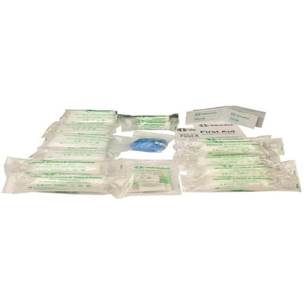 Value Aid HSE Compliant Workplace First Aid Refill Kit (1-10 Person)
