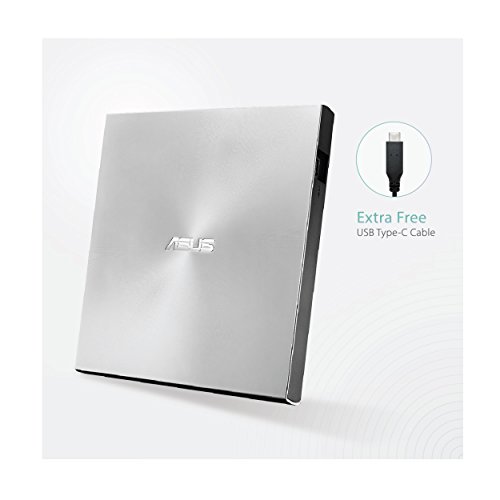 Image of ASUS SDRW-08U9M-U /SIL 13mm External DVD Writer, Compatible with USB 2.0 and Type-C for Both Mac /PC (Pack of 8)