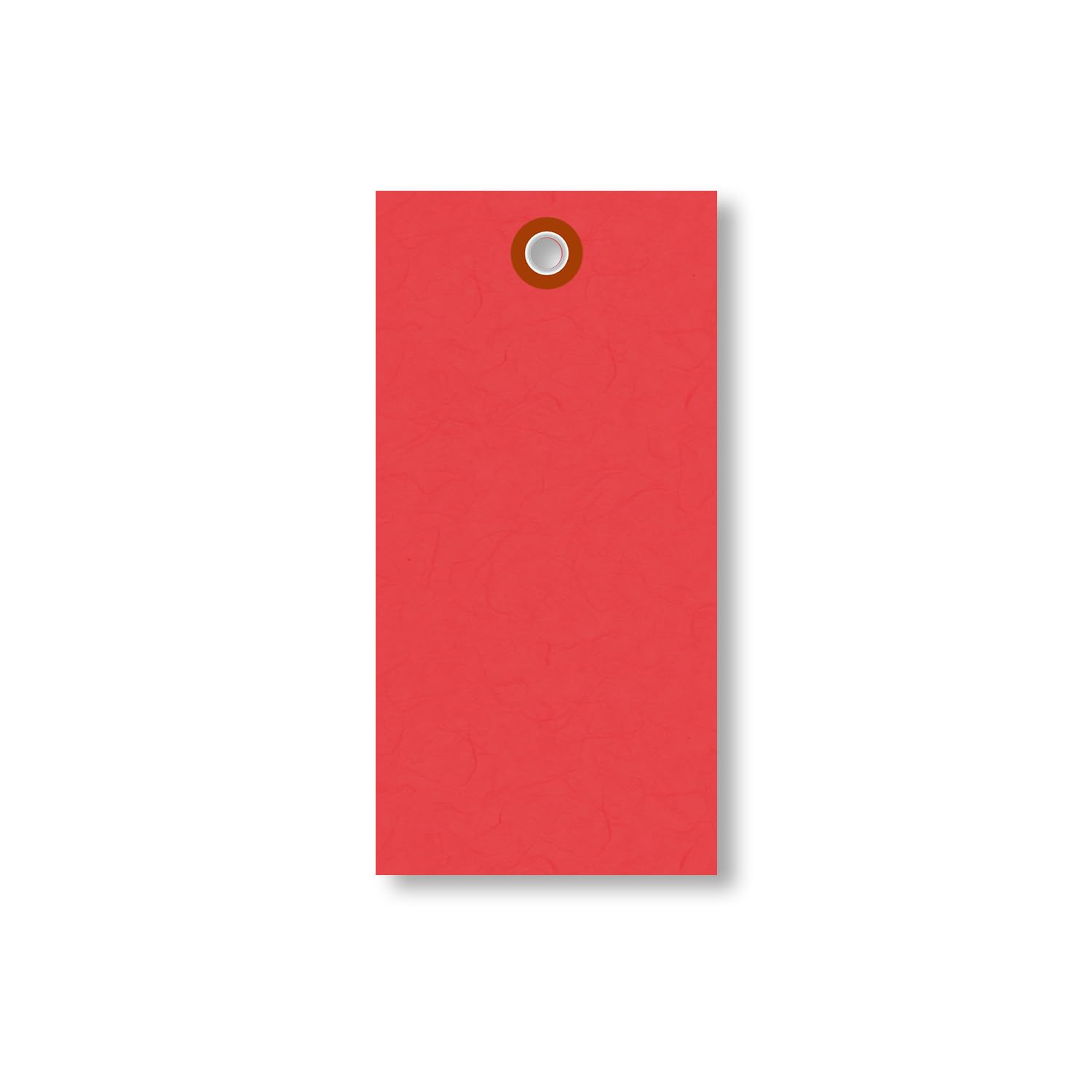 SmartSign (Pack of 1000) 4.75 x 2.375 inch “Red” Blank Tyvek Shipping Tags with Metal Eyelets, Size #5, 8 mil Thick Tyvek