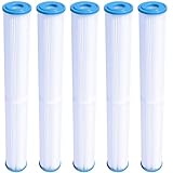 SWIMLINE HYDROTOOLS 5-Pack Above-Ground Pool Cartridge Filter Replacement, 8 Sq Ft Element