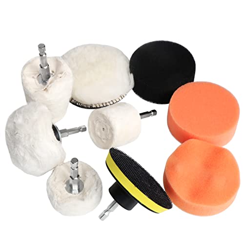 Kit de pulido de taladro para el coche y limpieza detallada del garaje los fines de semana