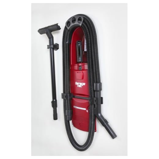 GarageVac Maroon Garage Vacuum Wall Mounted Vacuum for Your Garage, Home Office, etc. 6 Year Manufacturer's Warranty and Made in The USA.