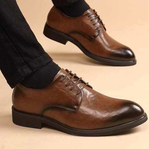 Men's Dress Shoes Oxfords Slip On Shoes Business Casual Formal Shoes Office Work Low Top Dress Shoes Breathable Comfortable Casual Shoes2