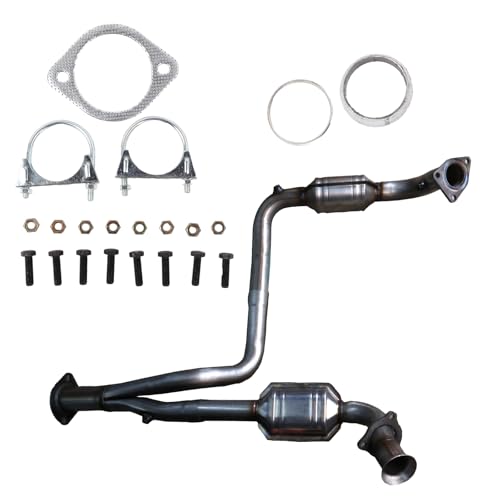 Catalytic Converter Compatible with 2002-2006 Chevy Avalanche 15005.3L, 1999-2006 Chevy Silverado 1500 4.3L 4.8L 5.3L, 645236，18010, 50511, 645988, 15756278, Manifold Catalytic Converter