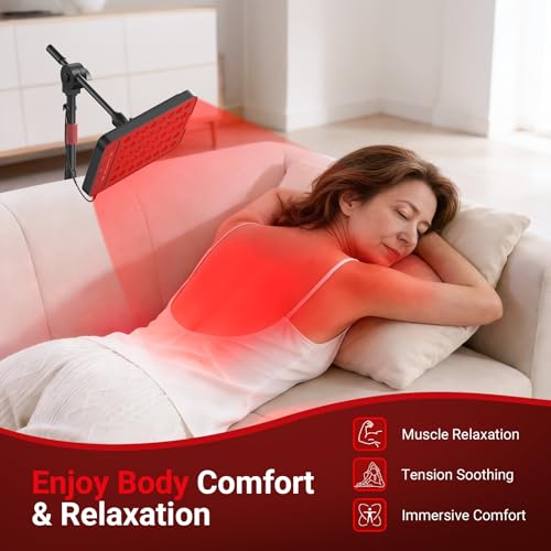 Image of Comfytemp 55W High-Output (3X Intensity) Red Light Therapy Lamp for Body