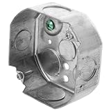 LIGIGWASH 4 Inch Octagonal Metal Electrical Junction Box Waterproof Outdoor Cable Connection Box for Pendant Light Fixtures