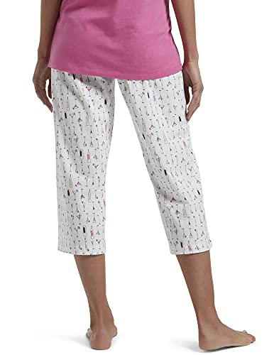 Image of HUE Womens Printed Knit Long Pajama Sleep Pant