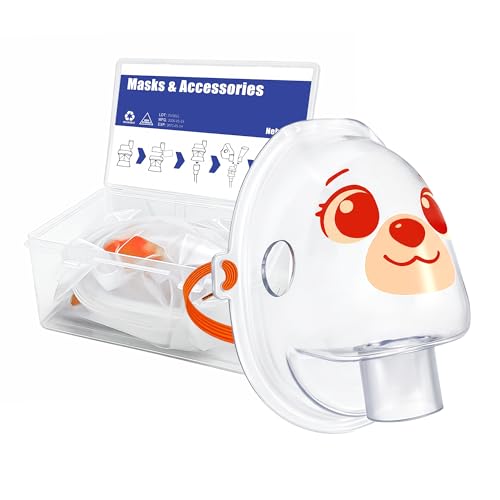 2-Pack Pediatric Fire Dog Printed Masks Includes PP Storage Case