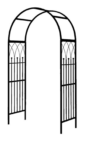 Gardman R364 Westminster Garden Arch, black