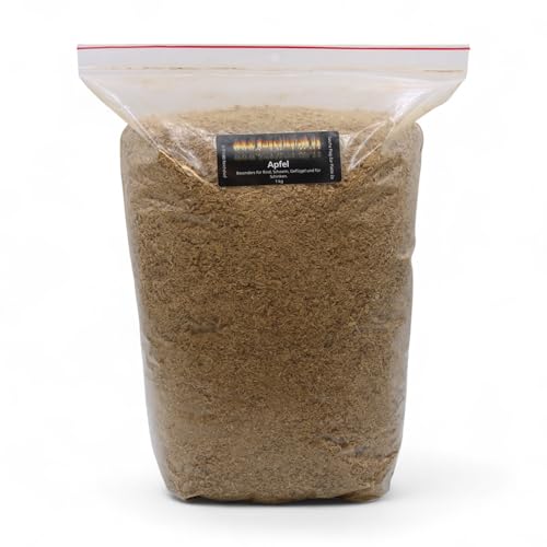 Räuchermehl Apfel 1000g – Körnung 0,5–1,5 mm -...