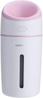 Mixtooltoys odparowacz nawilżacz 3 w 1 lampka nocna 7 zmian kolarów nawilżacz USB mini dyfuzor olejków eterycznych bez wody automatyczne wyłączanie różowy