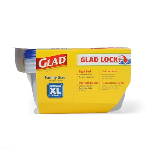 GladWare XL Square Containers