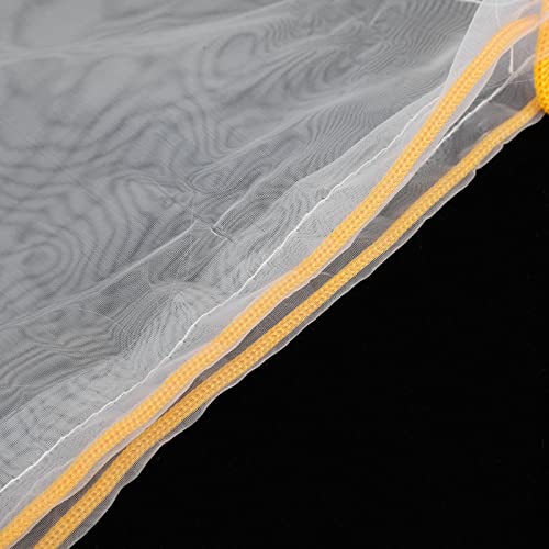 10 Stück Honigfilterbeutel,Lebensmittelqualität 120 Mesh Nylon Gaze Honig Filter Mesh Bag Wiederverwendbar Waschbar Entfernen Wachs und Pollen Verunreinigungen zum Abseihen Filtern Wachs Imkerzucht,