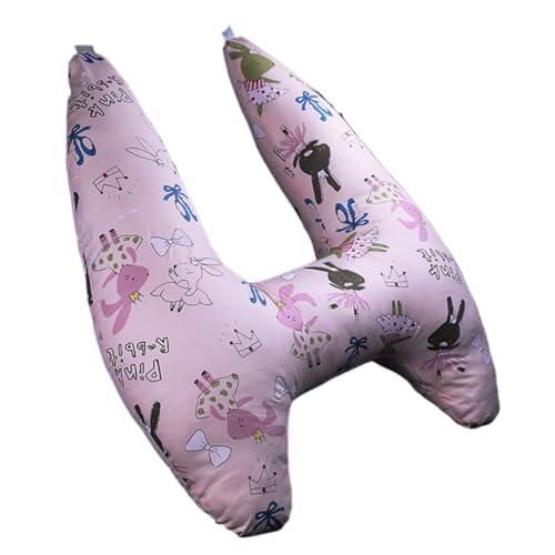 NLKDQN 子供の車のヘッドレストの枕車の肩枕の後部首枕快適な睡眠プロダクト多機能の枕のふわふわのクッシ ョン子供大人年配者の一般目的洗濯できるカバーを取付けること容易な (55x66cm,1個) (31)