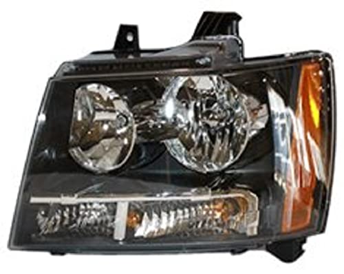 TYC Left Headlight Assembly Compatible with 2007-2014 Chevrolet Tahoe Suv