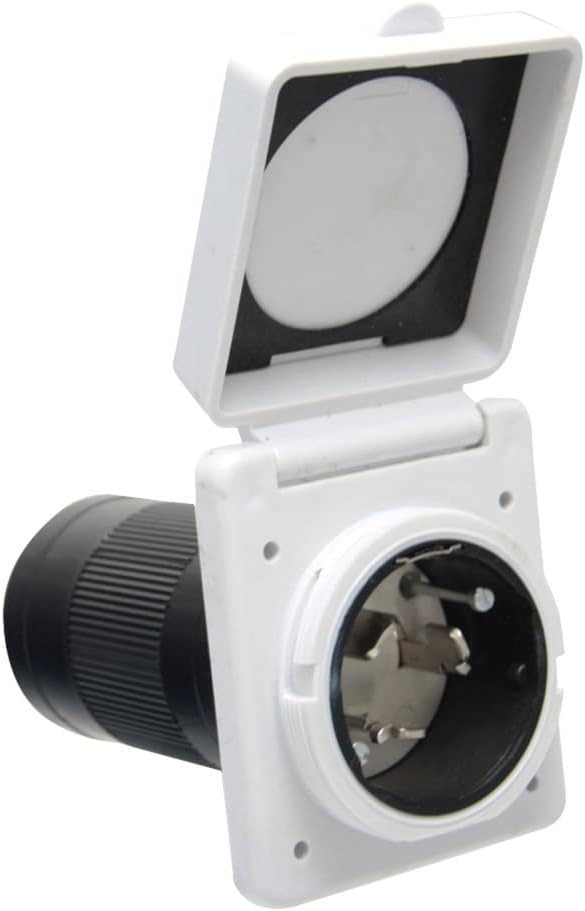 Valterra A10-50INVP 50 Amp Power Inlet - White