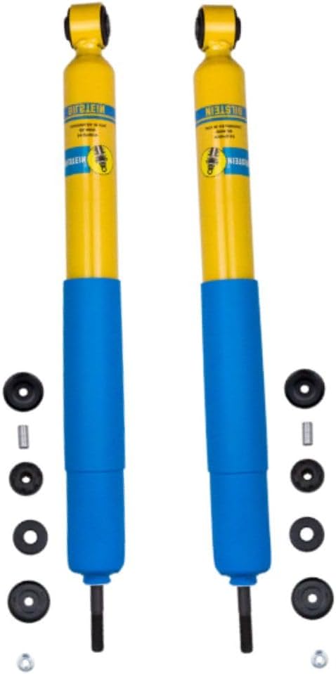 TrendsAuto 4600 Series Set of Front Shocks fits 2017-2025 F250 F350 Super Duty | Smooth Body Design | 46mm | TrendsAuto Decal | 24-274937