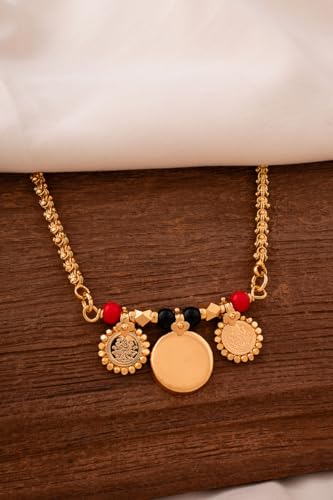 Image of Radha's Creations LONG 30 inch Mangalsutra LONG with Tali One Gram Gold for Women