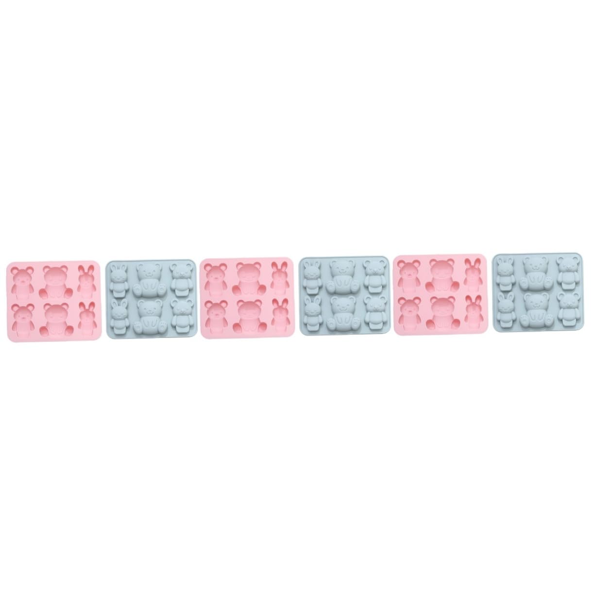 UPKOCH 3er-set Süße Bären-kuchenform Silikon-schokoladenformen Backform-set Sicher Für Jungen Und Mädchen Ideal Für Partys Und Als 2 Stück X 3