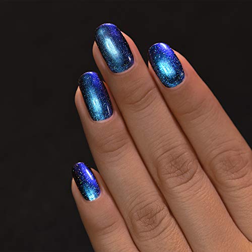 Image of ILNP Shockwave (H) - Vivid Blue to Purple Holographic Ultra Chrome Nail Polish