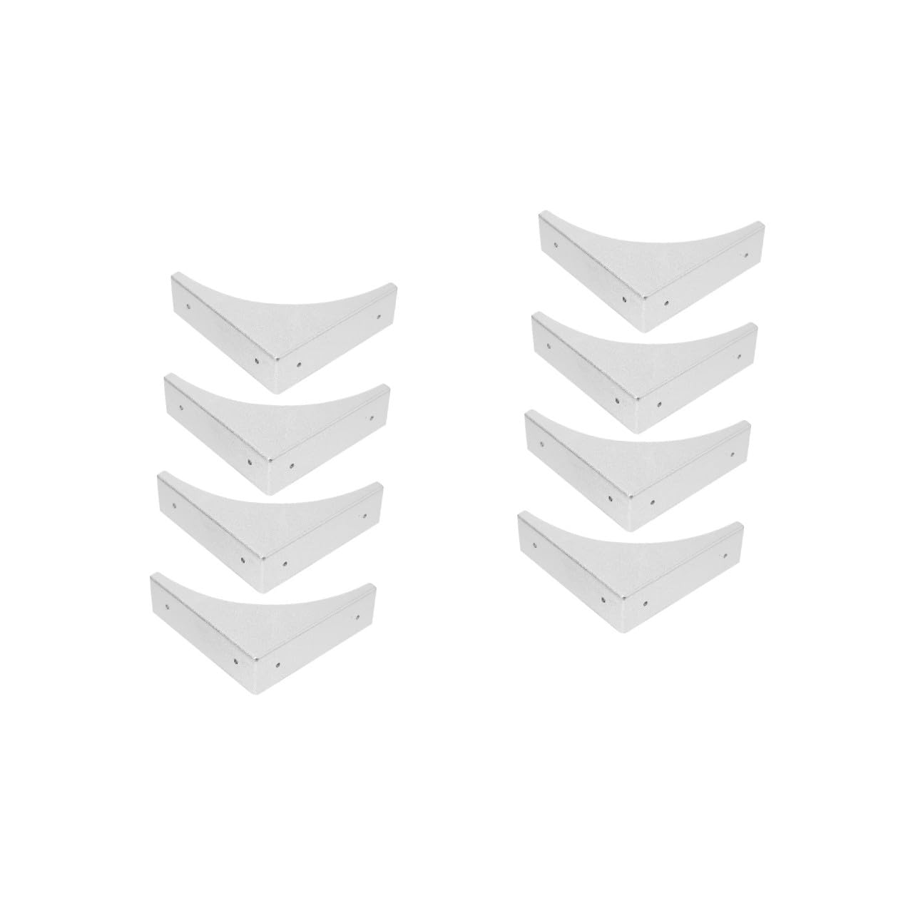 DOITOOL Lot De 2 d'angle De Sécurité en Métal Bords Décoratifs 4 Pièces X 2