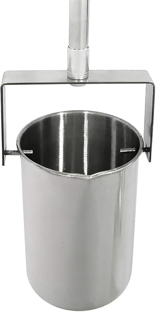 Campionatore telescopico per acqua, 1000 ml, asta in acciaio inox 304, regolabile da 0,6 a 7 m, per campionamento di fiumi, laghi e acque reflue, test ambientali dell'acqua
