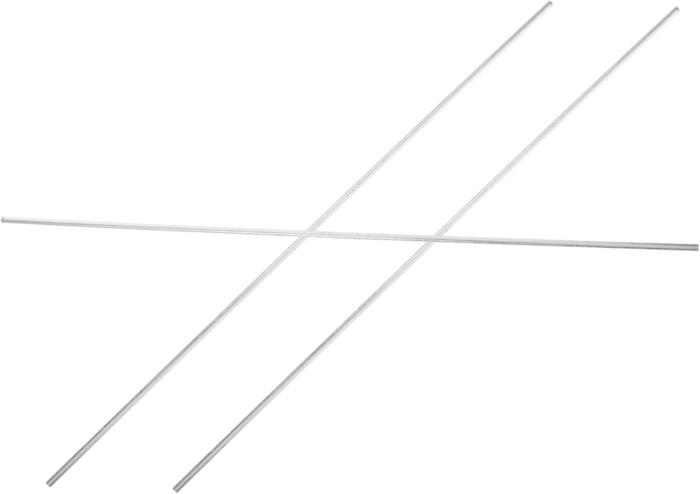 Ciieeo 3pcs Aluminum Rods Kit Lightweight and for Crafting Outer Wall Thickness for Handicraft Projects