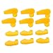 Tire Machine Mount Demount Duck Heads Rim Protectors Plastic Yellow Tyre Changer Accessories for Most Motorcycles and Cars 6 Pairs