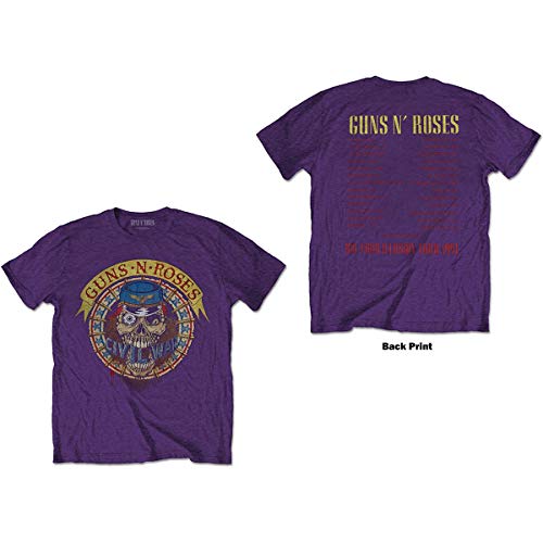 T Shirt Guns N' Roses violet, le look rock idéal pour vos concerts et festivals