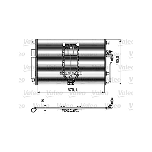 Valeo Condenseur de Climatisation 812502 | Compatible avec: MERCEDES-BENZ SPRINTER 3,5-t Bus, SPRINTER 3,5-t Kasten, SPRINTER 3,5-t Kasten, SPRINTER 3
