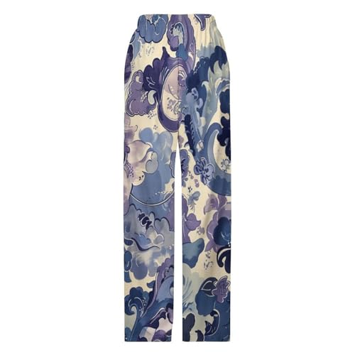 Purple PaisleyChildren's Casual Pajamas150CM4