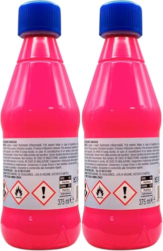 Avio SOLVENTE SMACCHIATORE, Dotato Di Un Notevole Potere Solvente Per Oli e Unto. Prodotto Di Normale Impiego Per La Pulizia Di Tessuti, Plastica e Gomma. Flacone Rosa 375ml (2)