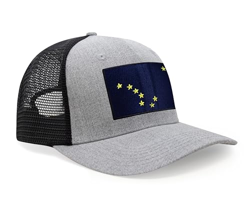 Image of International Tie State Hat for Men and Women, Adjustable Snapback Trucker Baseball Cap with Embroidered Patch