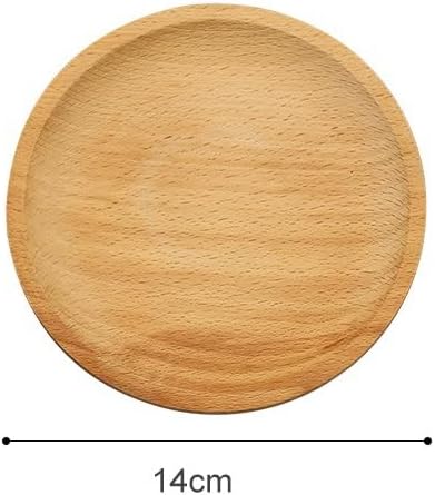 Breakfast Tray Wooden Afternoon Tea Snack Tray Retro Bread Tray Shallow Tray Food Photo Props Tray Coffee Table Tray,C