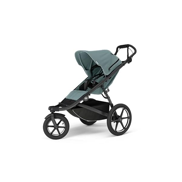 Thule Urban Glide 3 Single Child All-Terrain Stroller, Full-Suspension System, Air-Filled Tires, Upright seat with Adjustable Recline and Built-in legrest