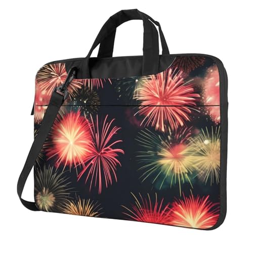 Housse ordinateur portable 14 pouces avec grande poche et sangle bandoulière amovible