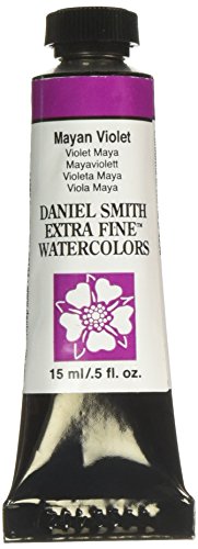 Daniel Smith 284600214 Extra Fine Watercolor 15ml Paint Tube, Mayan Violet
