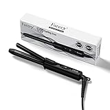 FARERY Travel Curling Iron Dual Voltage, Mini Curling Iron for Short Hair with 1/2 Inch Barrel, Cera