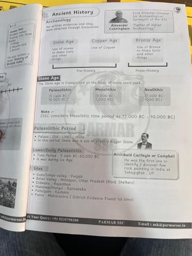 Image of Parmar Sir SSC GK Batch-4.0 2026 Notes ( History+Geography+Polity+Economy+Physics+Chemistry+Biology+GK ) 8 Booklet English Medium black and white Xerox