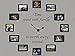 Time Spent with Family is Worth Every Second Clock Decal Vinyl Wall Sticker Room Décor Words