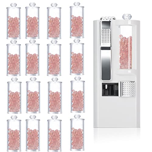 Menthol Cigarette Crush Balls 1600 Pcs,Crushball Dispenser Menthol Aroma Capsules,Portable Menthol Cigarette Crush Ball,Fruits,Tube cigarette Balls,Stronger Flavour-Ice Peach