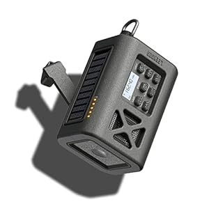 Leehoos Draagbare weerradio, automatische scan AM FM voor overleving, rampbeveiliging, stroomuitval, orkaan, tornados, aardbevingen, trail wandelen en camping uitrusting, insectenbeschermingsset