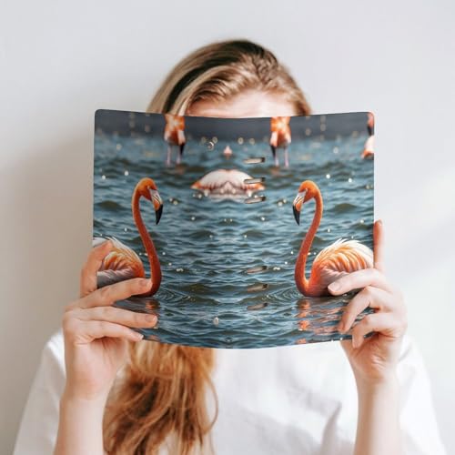 Cuaderno A5 de hojas sueltas Flamingo recargable con cubierta duradera 6