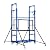 DCHOOD Scaffolding Platform Folding Construction Ladder Automatic Electric Scaffold Lifting Machine, with Remote Control, Elevated Mobile Working Platform Lift Table with Rolling Wheels Scaffold