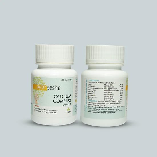 Ayur Sesha™ Calcium & Vitamin D3 - High strength 1250mg Organic source Calcium with Vitamin D3,Daily Calcium Supplement for Teens & Adults | Stronger Bones & Joints | 30 Tablets (B0BJ6V58SP) Amazon Price History, Amazon Price Tracker