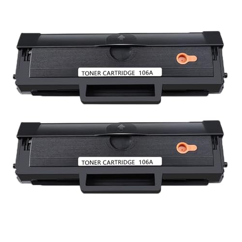 Toner 106A W1106A compatible Laser 107a 107w MFP 135a 135w 137fnw noir 2 pièces